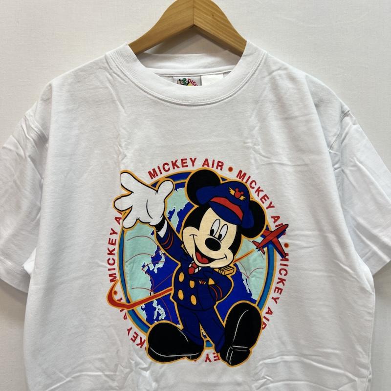 ディズニー Disney Tシャツ 半袖 90s DISNEY ON TOUR MICKEY AIR ヴィンテージ Tシャツ JAL FREE 白 / ホワイト / white メンズ USED 古着 中古 50164669