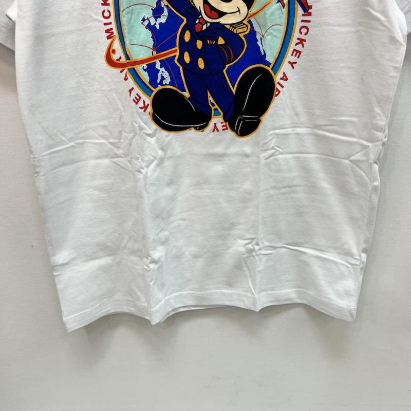 ディズニー Disney Tシャツ 半袖 90s DISNEY ON TOUR MICKEY AIR ヴィンテージ Tシャツ JAL FREE 白 / ホワイト / white メンズ USED 古着 中古 50164669