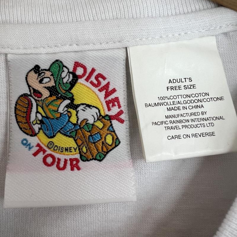 ディズニー Disney Tシャツ 半袖 90s DISNEY ON TOUR MICKEY AIR ヴィンテージ Tシャツ JAL FREE 白 / ホワイト / white メンズ USED 古着 中古 50164669