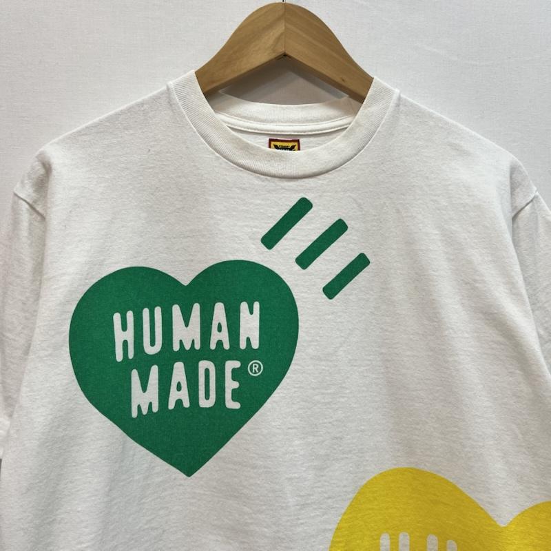 ヒューマンメード HUMAN MADE Tシャツ 半袖 BIG MULTI HEART TEE ハート ロゴ S 白 / ホワイト / white メンズ USED 古着 中古 50164670