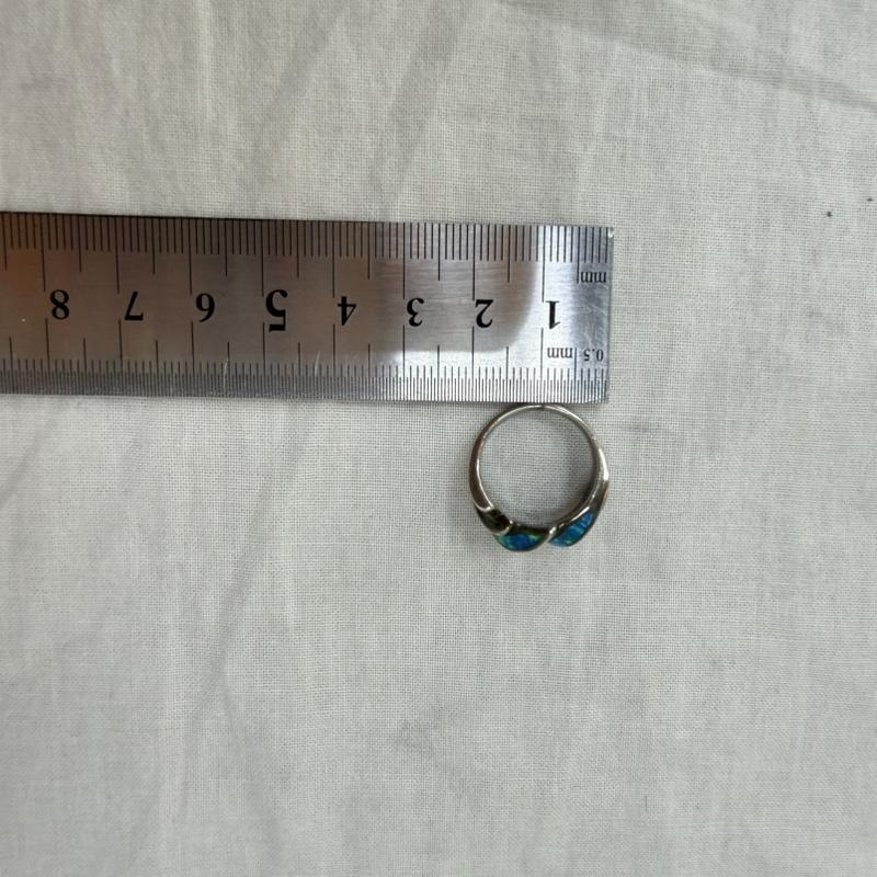 古着 USED アクセサリー 指輪 MEX 950 SILVER 950 ブルーオパール デザインリング メキシカンシルバー 11号 - 無地 銀 / シルバー / silver color レディース USED 古着 中古 50164671