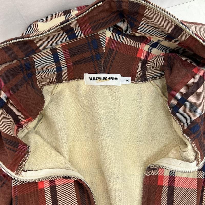 アベイシングエイプ A BATHING APE パーカー 長袖 ラブジェネチェック フルジップパーカー S メンズ USED 古着 中古 50164673