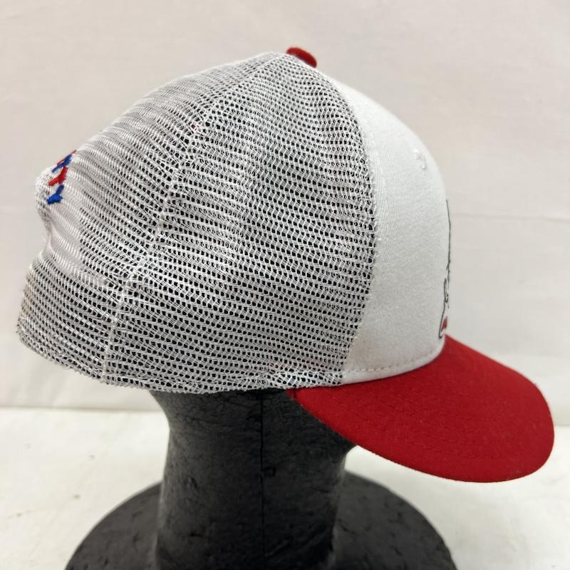 ニューエラ NEW ERA 帽子 キャップ サンリオ ハローキティ スナップバック メッシュキャップ FREE 白 / ホワイト / white X 赤 / レッド / red レディース USED 古着 中古 50164675