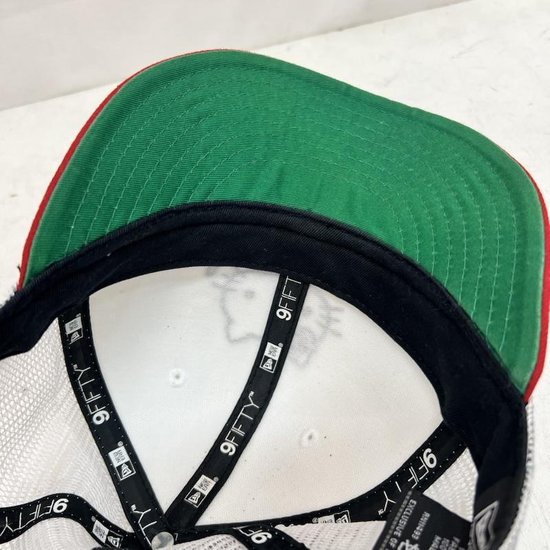 ニューエラ NEW ERA 帽子 キャップ サンリオ ハローキティ スナップバック メッシュキャップ FREE 白 / ホワイト / white X 赤 / レッド / red レディース USED 古着 中古 50164675
