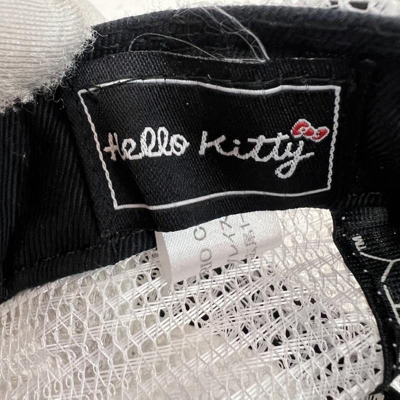 ニューエラ NEW ERA 帽子 キャップ サンリオ ハローキティ スナップバック メッシュキャップ FREE 白 / ホワイト / white X 赤 / レッド / red レディース USED 古着 中古 50164675
