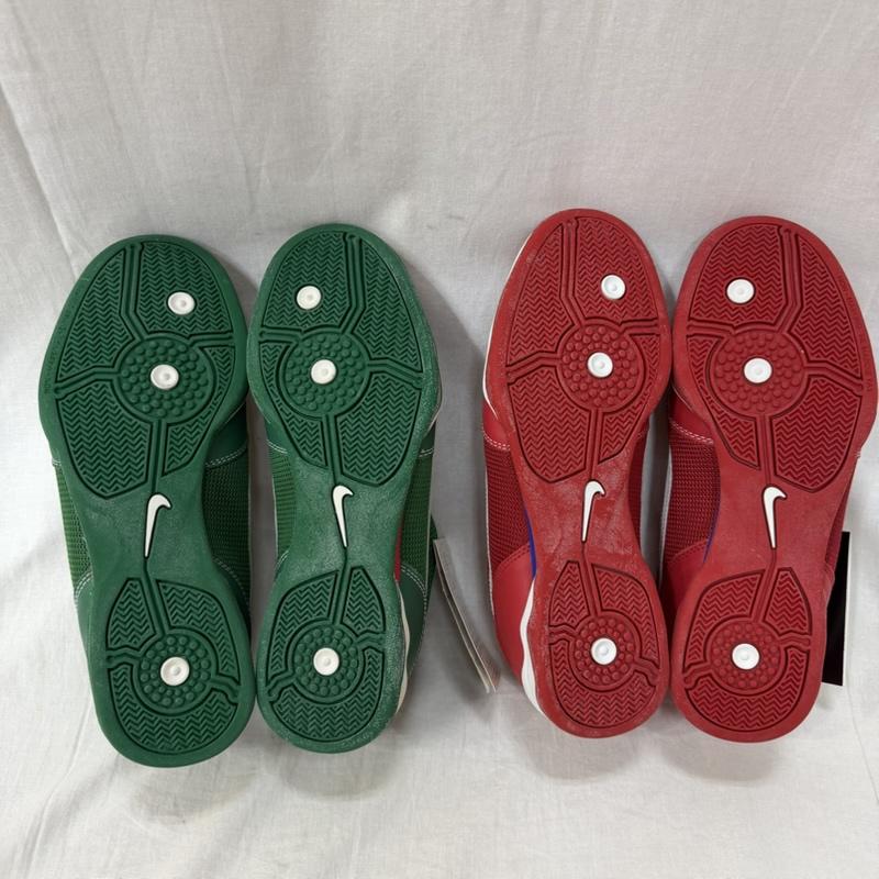 ナイキ NIKE スニーカー スニーカー AIR ZOOM 赤いキツネ 緑のたぬき 2足セット US9/27cm US：9 ロゴ、文字 赤 / レッド / red X 緑 / グリーン / green メンズ USED 古着 中古 50164677