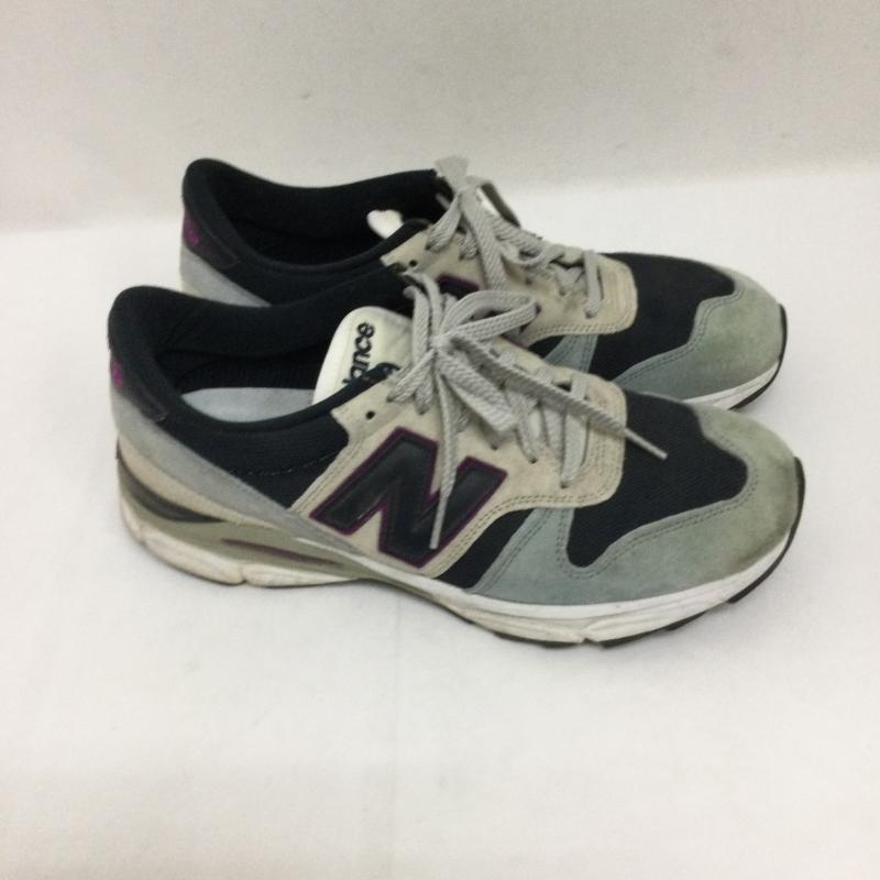 ニューバランス New Balance スニーカー スニーカー New Balance ニューバランス スニーカー 7709 MADE IN ENGLAND イングランド製 M7709EC US：9.5 水色 / ライトブルー / X 紺 / ネイビー / navy メンズ USED 古着 中古 50164678