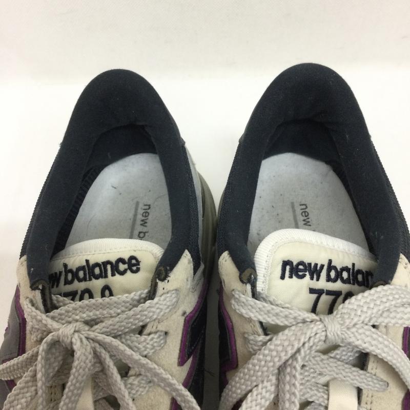 ニューバランス New Balance スニーカー スニーカー New Balance ニューバランス スニーカー 7709 MADE IN ENGLAND イングランド製 M7709EC US：9.5 水色 / ライトブルー / X 紺 / ネイビー / navy メンズ USED 古着 中古 50164678