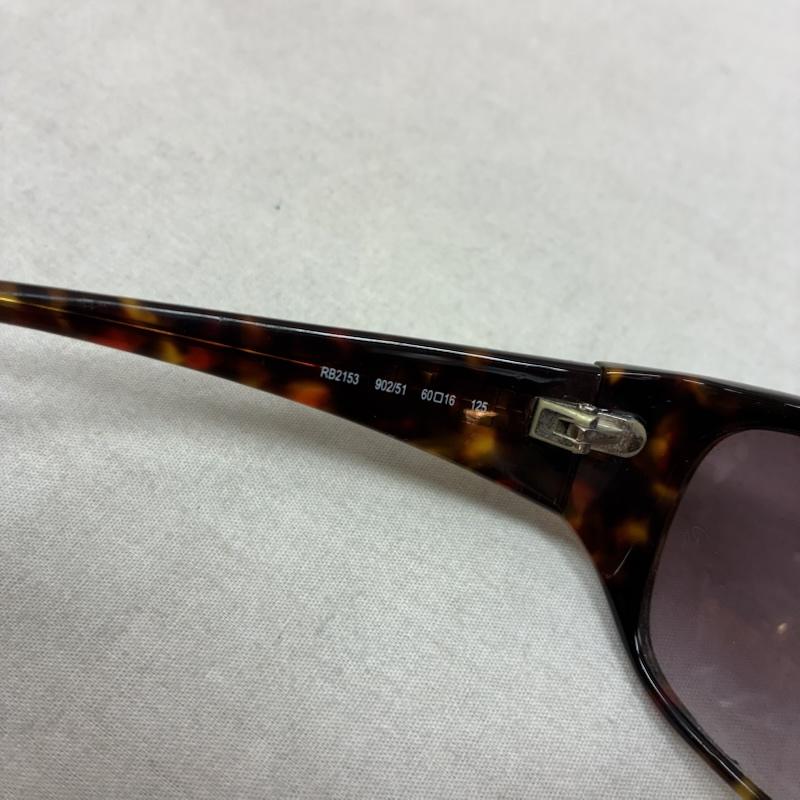 レイバン Ray-Ban めがね・サングラス サングラス べっ甲 プラスチック フレーム サングラス RB2153 902 / 51 60-16 125 - レディース USED 古着 中古 50164682