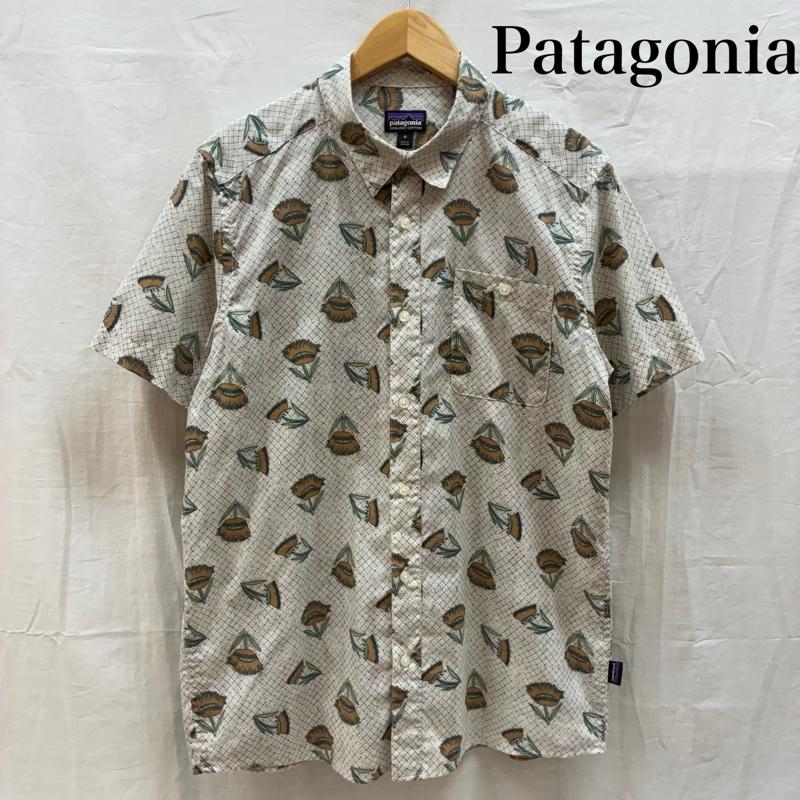 パタゴニア patagonia シャツ、ブラウス 半袖 23ss Go To Shirt 総柄 ボタンシャツ 52691 M メンズ USED 古着 中古 50164684