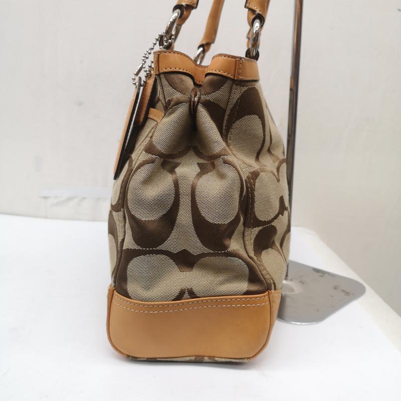 コーチ COACH トートバッグ トートバッグ F19725 シグネチャー トートバッグ キャンバス - ベージュ / ベージュ / beige レディース USED 古着 中古 50164686