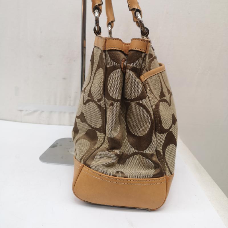 コーチ COACH トートバッグ トートバッグ F19725 シグネチャー トートバッグ キャンバス - ベージュ / ベージュ / beige レディース USED 古着 中古 50164686