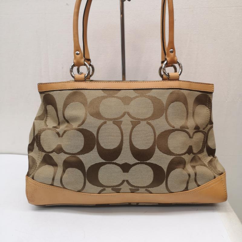 コーチ COACH トートバッグ トートバッグ F19725 シグネチャー トートバッグ キャンバス - ベージュ / ベージュ / beige レディース USED 古着 中古 50164686