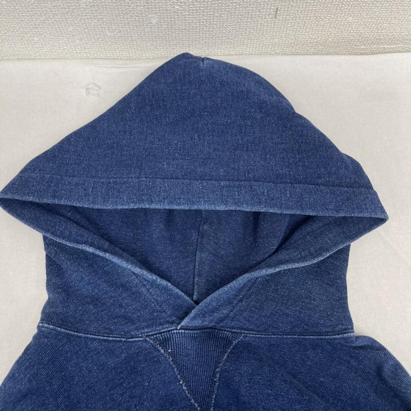 ステューシー STUSSY パーカー 長袖 ストックロゴ インディゴ 染め プルオーバー スウェット パーカー M インディゴ / インディゴ / Indigo メンズ USED 古着 中古 50164692