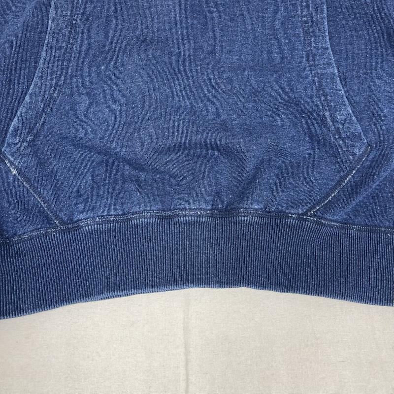 ステューシー STUSSY パーカー 長袖 ストックロゴ インディゴ 染め プルオーバー スウェット パーカー M インディゴ / インディゴ / Indigo メンズ USED 古着 中古 50164692