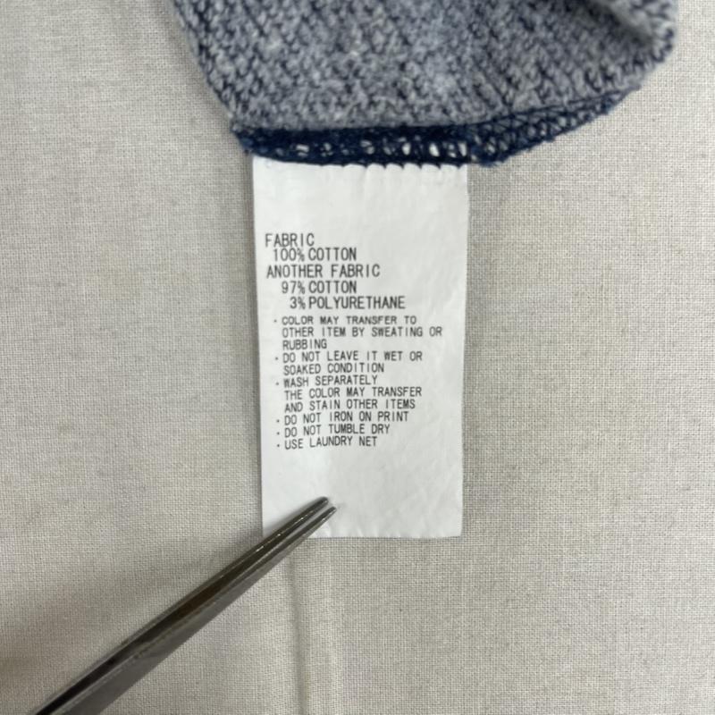 ステューシー STUSSY パーカー 長袖 ストックロゴ インディゴ 染め プルオーバー スウェット パーカー M インディゴ / インディゴ / Indigo メンズ USED 古着 中古 50164692