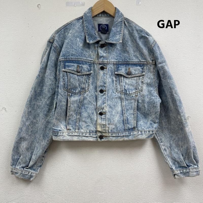 ギャップ GAP ジャケット、上着 ジャンパー、ブルゾン 80s 90s OLD GAP ケミカルウォッシュ デニム ジャケット Gジャン M インディゴ / インディゴ / Indigo メンズ USED 古着 中古 50164694