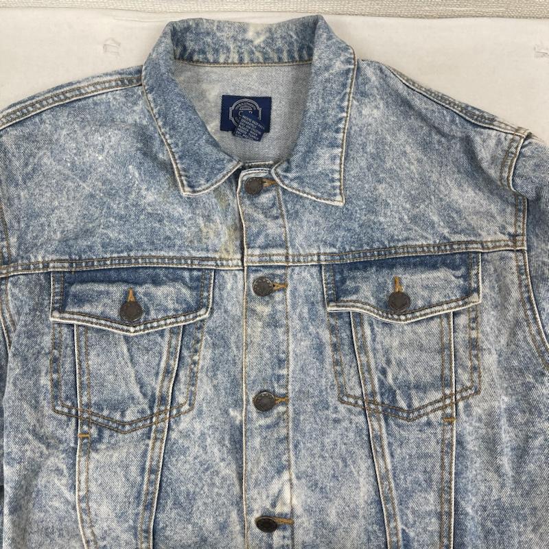 ギャップ GAP ジャケット、上着 ジャンパー、ブルゾン 80s 90s OLD GAP ケミカルウォッシュ デニム ジャケット Gジャン M インディゴ / インディゴ / Indigo メンズ USED 古着 中古 50164694
