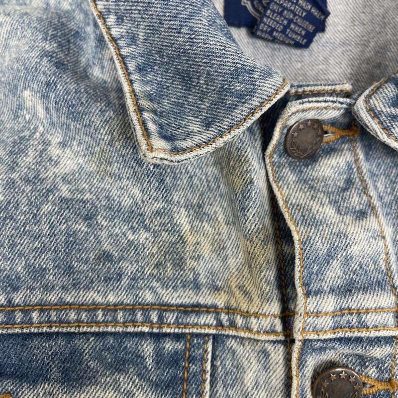 ギャップ GAP ジャケット、上着 ジャンパー、ブルゾン 80s 90s OLD GAP ケミカルウォッシュ デニム ジャケット Gジャン M インディゴ / インディゴ / Indigo メンズ USED 古着 中古 50164694