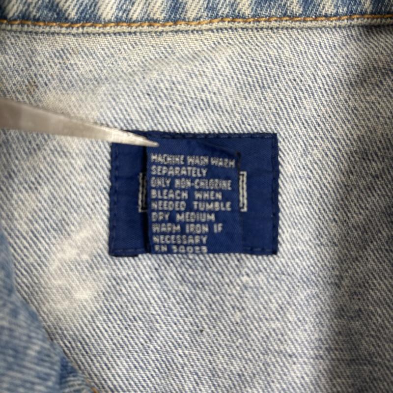 ギャップ GAP ジャケット、上着 ジャンパー、ブルゾン 80s 90s OLD GAP ケミカルウォッシュ デニム ジャケット Gジャン M インディゴ / インディゴ / Indigo メンズ USED 古着 中古 50164694