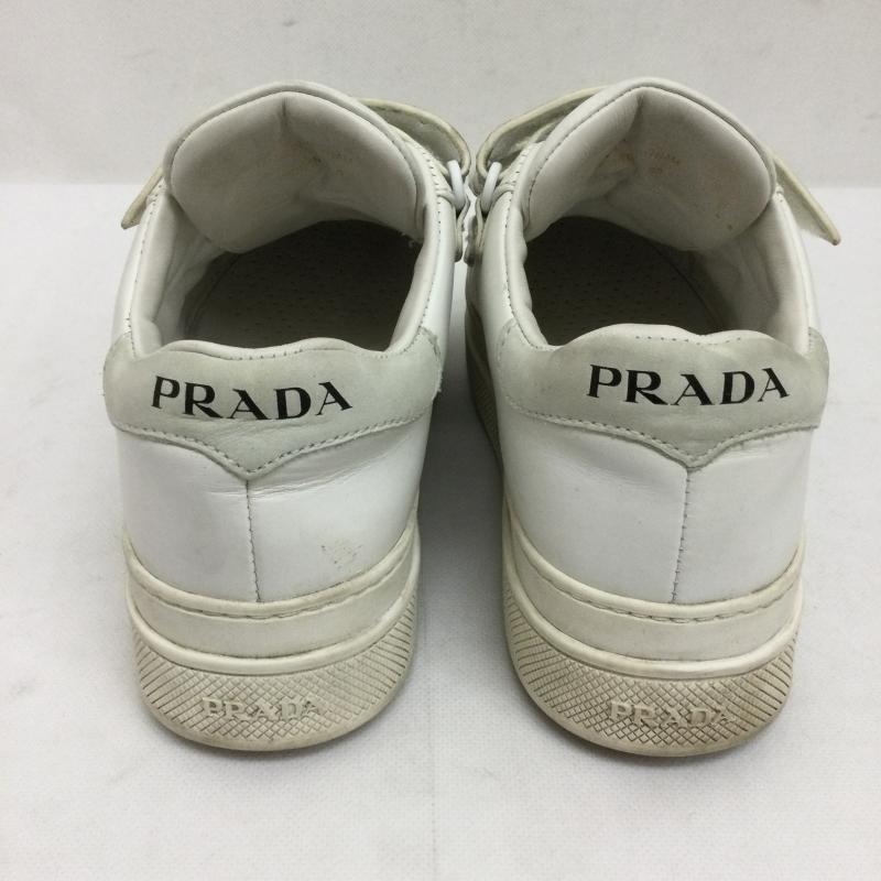 プラダ PRADA スニーカー スニーカー プラダ PRADA スニーカー 1E061M　ベルクロ - 白 / ホワイト / white レディース USED 古着 中古 50164698