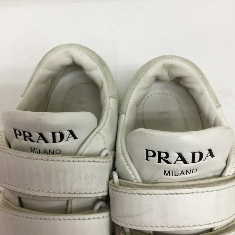 プラダ PRADA スニーカー スニーカー プラダ PRADA スニーカー 1E061M　ベルクロ - 白 / ホワイト / white レディース USED 古着 中古 50164698