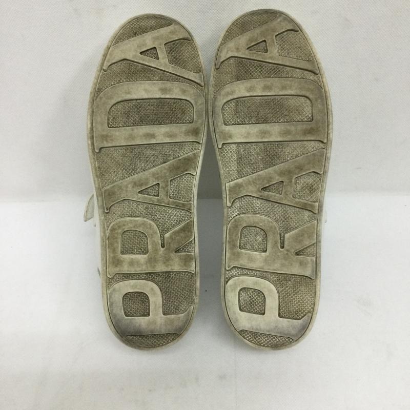 プラダ PRADA スニーカー スニーカー プラダ PRADA スニーカー 1E061M　ベルクロ - 白 / ホワイト / white レディース USED 古着 中古 50164698
