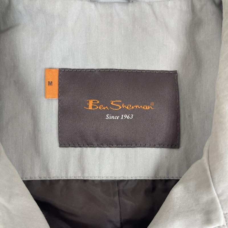 ベンシャーマン Ben Sherman コート コート一般 ショート トレンチコート ダブルブレスト ジャケット ライトグレー M 灰 / グレー / gray メンズ USED 古着 中古 50164700