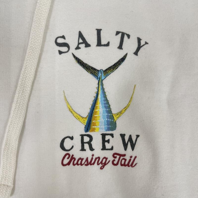 古着 USED パーカー 長袖 Salty Crew Tailed Fleece Hoodie ロゴ プルオーバー パーカー L 白 / ホワイト / white メンズ USED 古着 中古 50164701