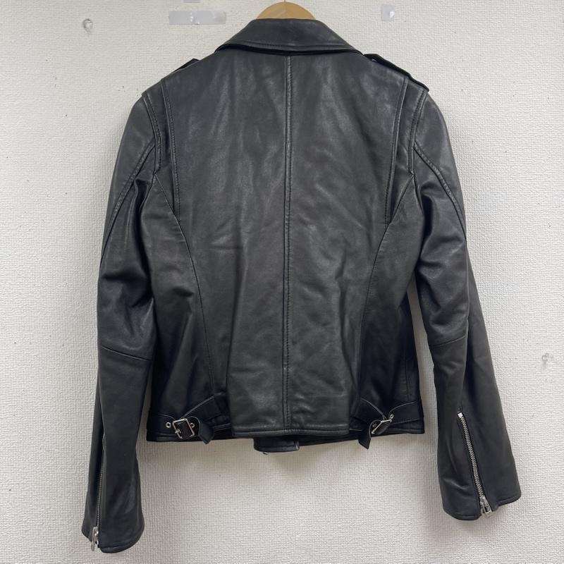 アルアバイル allureville ジャケット、上着 レザージャケット 羊革 ラムレザー ダブル ライダース ジャケット 3 黒 / ブラック / black レディース USED 古着 中古 50164704