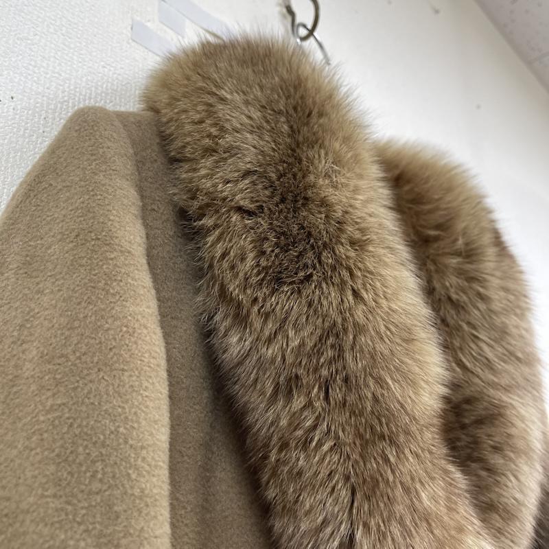 古着 USED コート 毛皮、ファー cojana リアルファー 毛皮 ロング コート アウター ベージュ / ベージュ / beige レディース USED 古着 中古 50164705