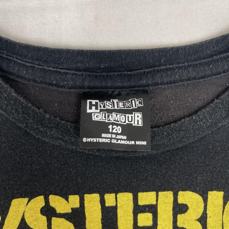 ヒステリック ミニ HYSTERIC MINI Tシャツ 半袖 PUNK TOGETHER ROCK TOGETHER パンク ヴィンテージ Tシャツ 120cm 黒 / ブラック / black ボーイズ USED 古着 中古 50164709