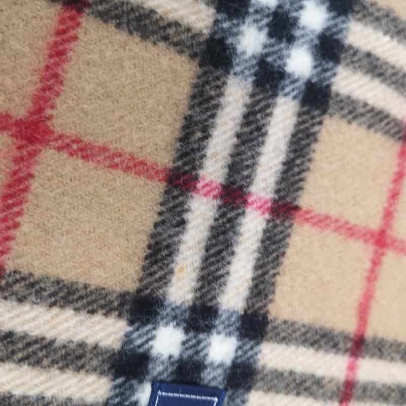 バーバリー BURBERRY マフラー マフラー ノバチェック ウール マフラー イングランド製 - ベージュ / ベージュ / beige メンズ USED 古着 中古 50164711