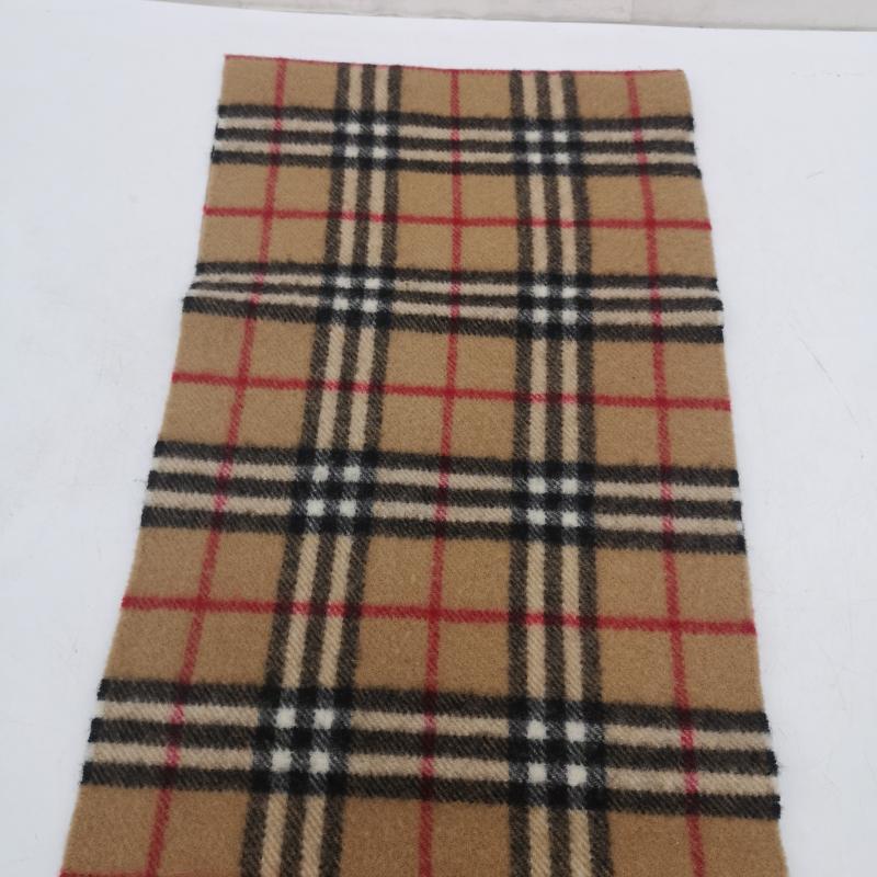 バーバリー BURBERRY マフラー マフラー ノバチェック ウール マフラー イングランド製 - ベージュ / ベージュ / beige メンズ USED 古着 中古 50164711