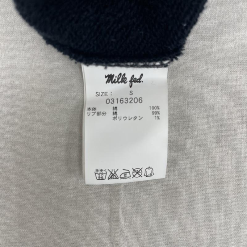ミルクフェド MILKFED. トレーナー 長袖 Tommy heavenly6 milkfed コラボ スウェット トレーナー S 黒 / ブラック / black メンズ USED 古着 中古 50164712