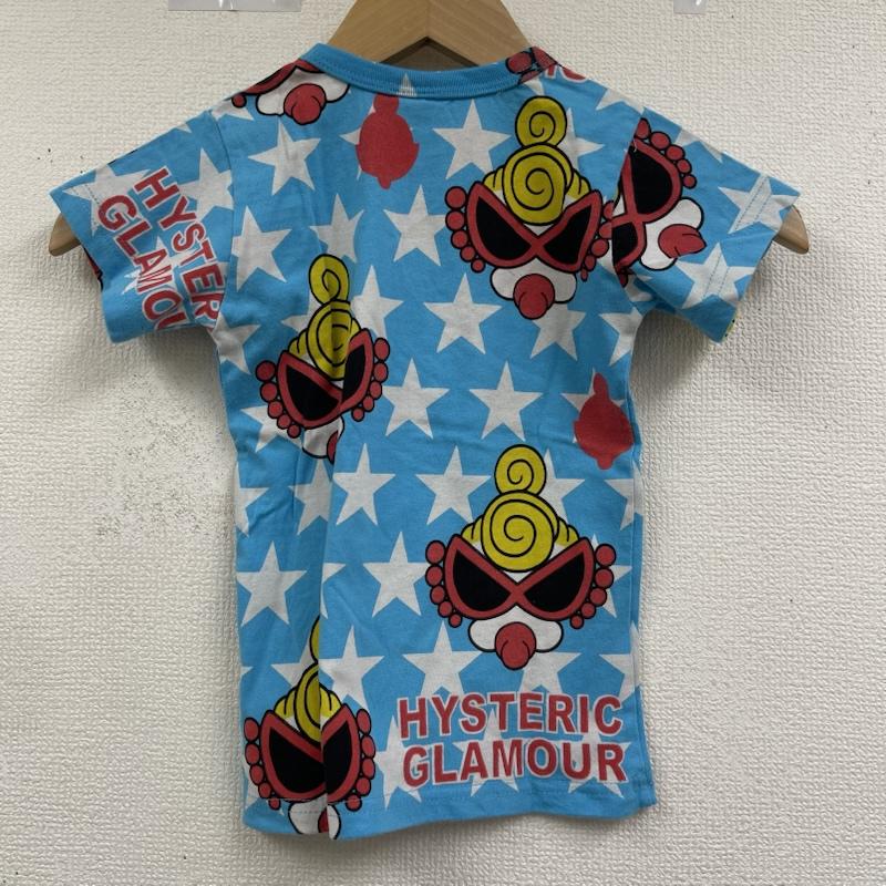 ヒステリック ミニ HYSTERIC MINI Tシャツ 半袖 日本製 MINI ミニちゃん プリント 総柄 半袖 Tシャツ 110cm 水色 / ライトブルー / ボーイズ USED 古着 中古 50164714