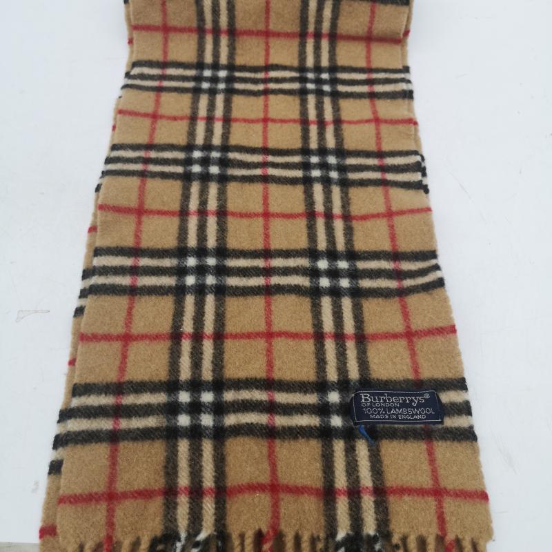 バーバリー BURBERRY マフラー マフラー ノバチェック ウール マフラー イングランド製 - ベージュ / ベージュ / beige レディース USED 古着 中古 50164715