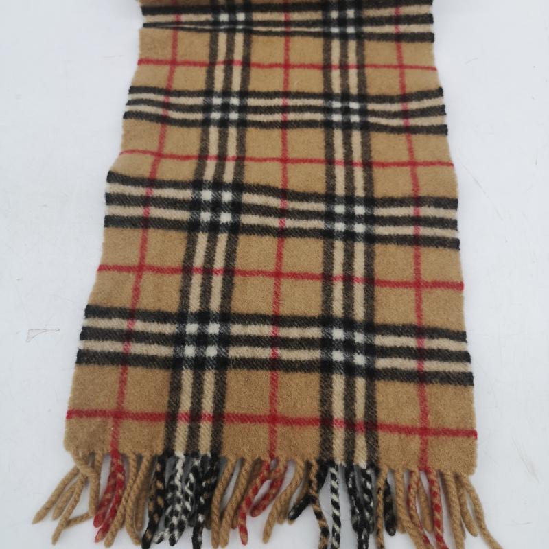 バーバリー BURBERRY マフラー マフラー ノバチェック ウール マフラー イングランド製 - ベージュ / ベージュ / beige レディース USED 古着 中古 50164715