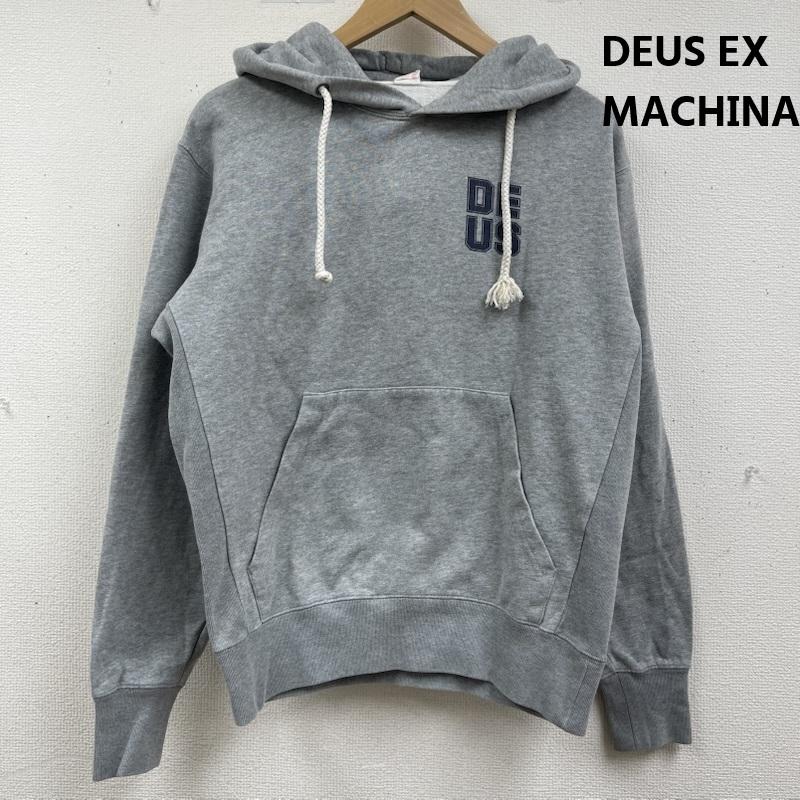 デウスエクスマキナ DEUS EX MACHINA パーカー 長袖 AUSTIN HOODIE テキスト ロゴ プルオーバー スウェット パーカー dmp68934 M 灰 / グレー / gray メンズ USED 古着 中古 50164717