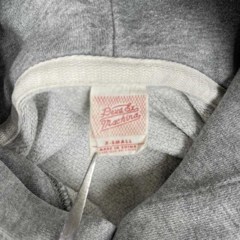 デウスエクスマキナ DEUS EX MACHINA パーカー 長袖 AUSTIN HOODIE テキスト ロゴ プルオーバー スウェット パーカー dmp68934 M 灰 / グレー / gray メンズ USED 古着 中古 50164717