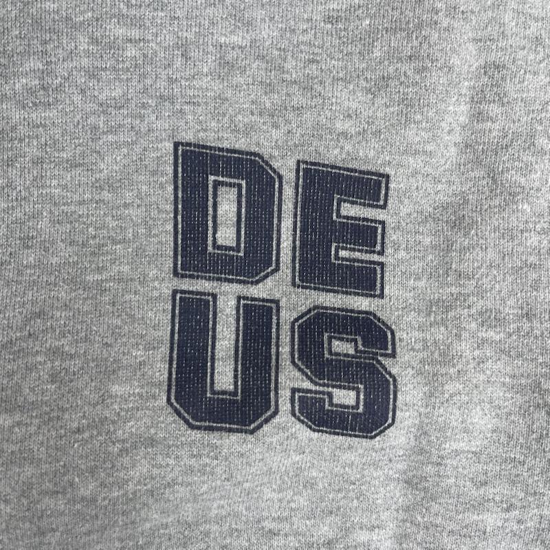 デウスエクスマキナ DEUS EX MACHINA パーカー 長袖 AUSTIN HOODIE テキスト ロゴ プルオーバー スウェット パーカー dmp68934 M 灰 / グレー / gray メンズ USED 古着 中古 50164717