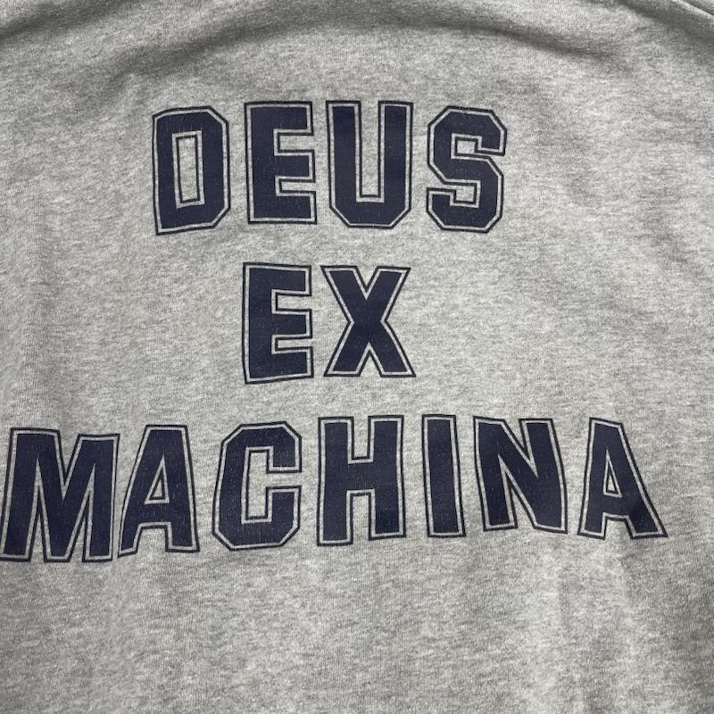 デウスエクスマキナ DEUS EX MACHINA パーカー 長袖 AUSTIN HOODIE テキスト ロゴ プルオーバー スウェット パーカー dmp68934 M 灰 / グレー / gray メンズ USED 古着 中古 50164717