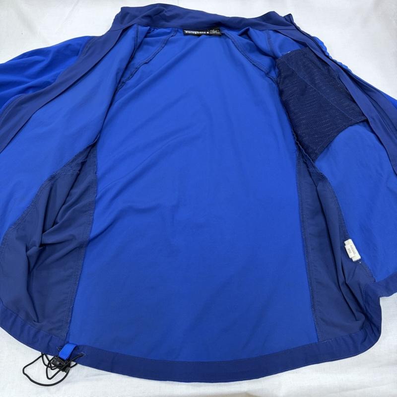 パタゴニア patagonia ジャケット、上着 ジャンパー、ブルゾン ストレッチ ベロシティ シェル ジップアップ ナイロン ジャケット アウトドア S ロゴ、文字 X 刺繍 青 / ブルー / blue メンズ USED 古着 中古 50164719