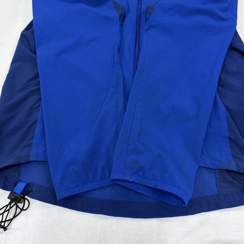 パタゴニア patagonia ジャケット、上着 ジャンパー、ブルゾン ストレッチ ベロシティ シェル ジップアップ ナイロン ジャケット アウトドア S ロゴ、文字 X 刺繍 青 / ブルー / blue メンズ USED 古着 中古 50164719