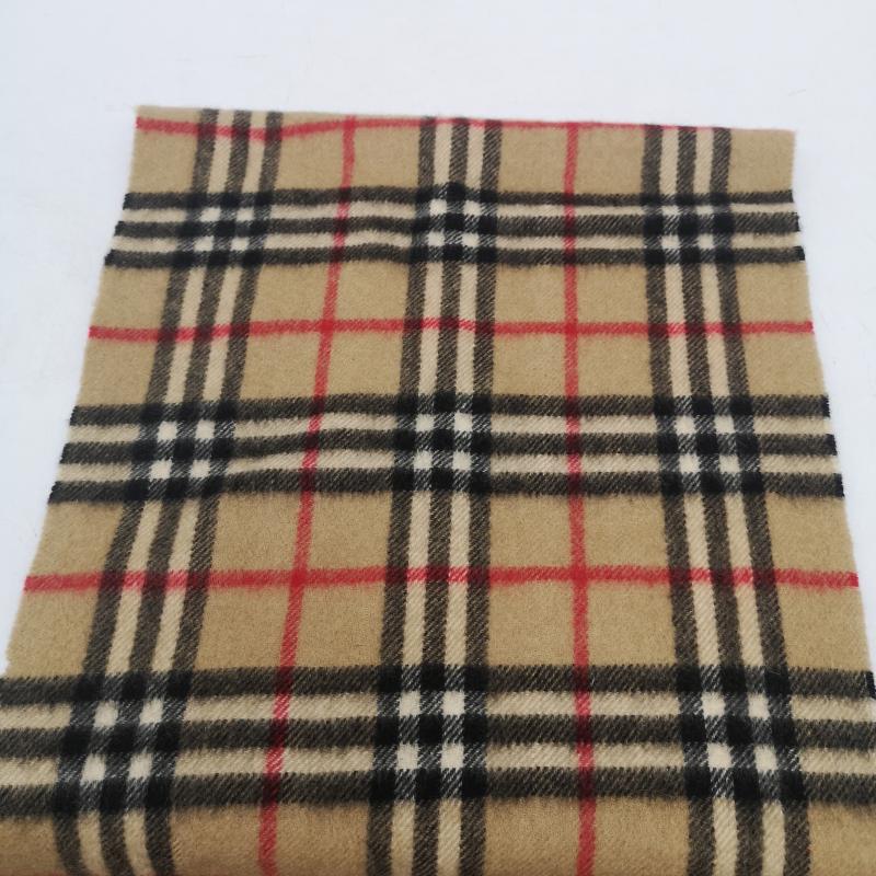 バーバリー BURBERRY マフラー マフラー カシミヤ カシミア 100％ ノバチェック マフラー イングランド製 - ベージュ / ベージュ / beige メンズ USED 古着 中古 50164720