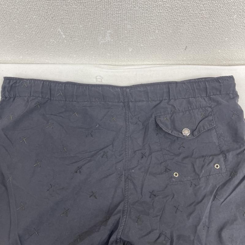 ステューシー STUSSY パンツ ショートパンツ OriginalFake コラボ ストックロゴ スイム サーフ ショーツ KAWS カウズ 3 黒 / ブラック / black メンズ USED 古着 中古 50164721