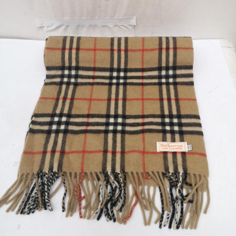 バーバリー BURBERRY マフラー マフラー カシミヤ カシミア 100％ ノバチェック マフラー - ベージュ / ベージュ / beige レディース USED 古着 中古 50164722