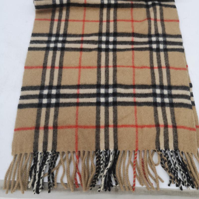 バーバリー BURBERRY マフラー マフラー カシミヤ カシミア 100％ ノバチェック マフラー - ベージュ / ベージュ / beige レディース USED 古着 中古 50164722