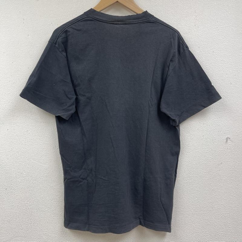 ステューシー STUSSY Tシャツ 半袖 90s 紺タグ OLD STUSSY 王冠 プリント Tシャツ カットソー ボトルキャップ M 黒 / ブラック / black メンズ USED 古着 中古 50164723