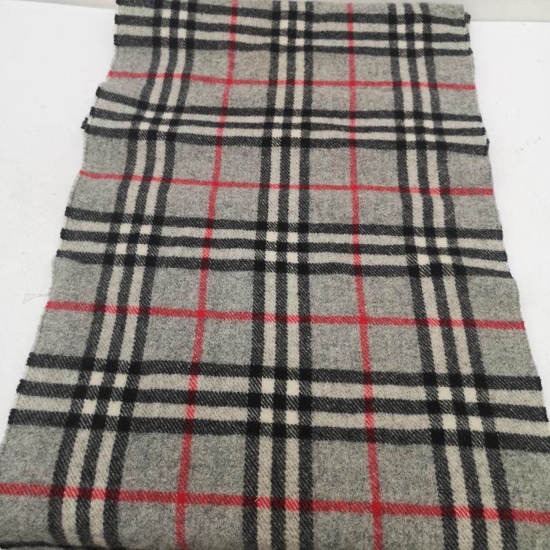 バーバリー BURBERRY マフラー マフラー ノバチェック ウール マフラー イングランド製 - 灰 / グレー / gray メンズ USED 古着 中古 50164724